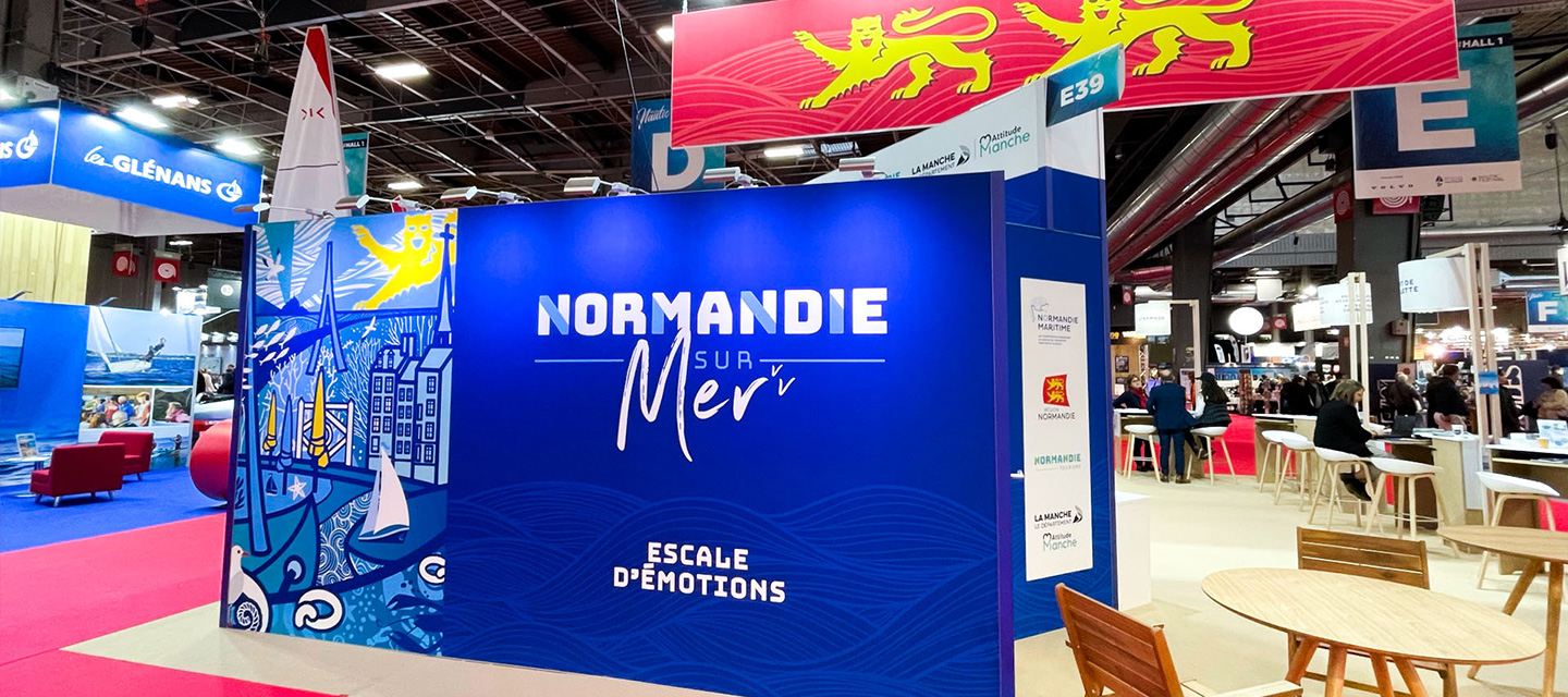 Eliquo - Design Événementiel - Projet Orisha - Conception des stands d'exposition des départements de la Vendée et de la Normandie