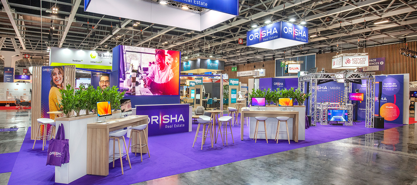 Eliquo - Design Événementiel - Projet Orisha - Conception de stand d'exposition