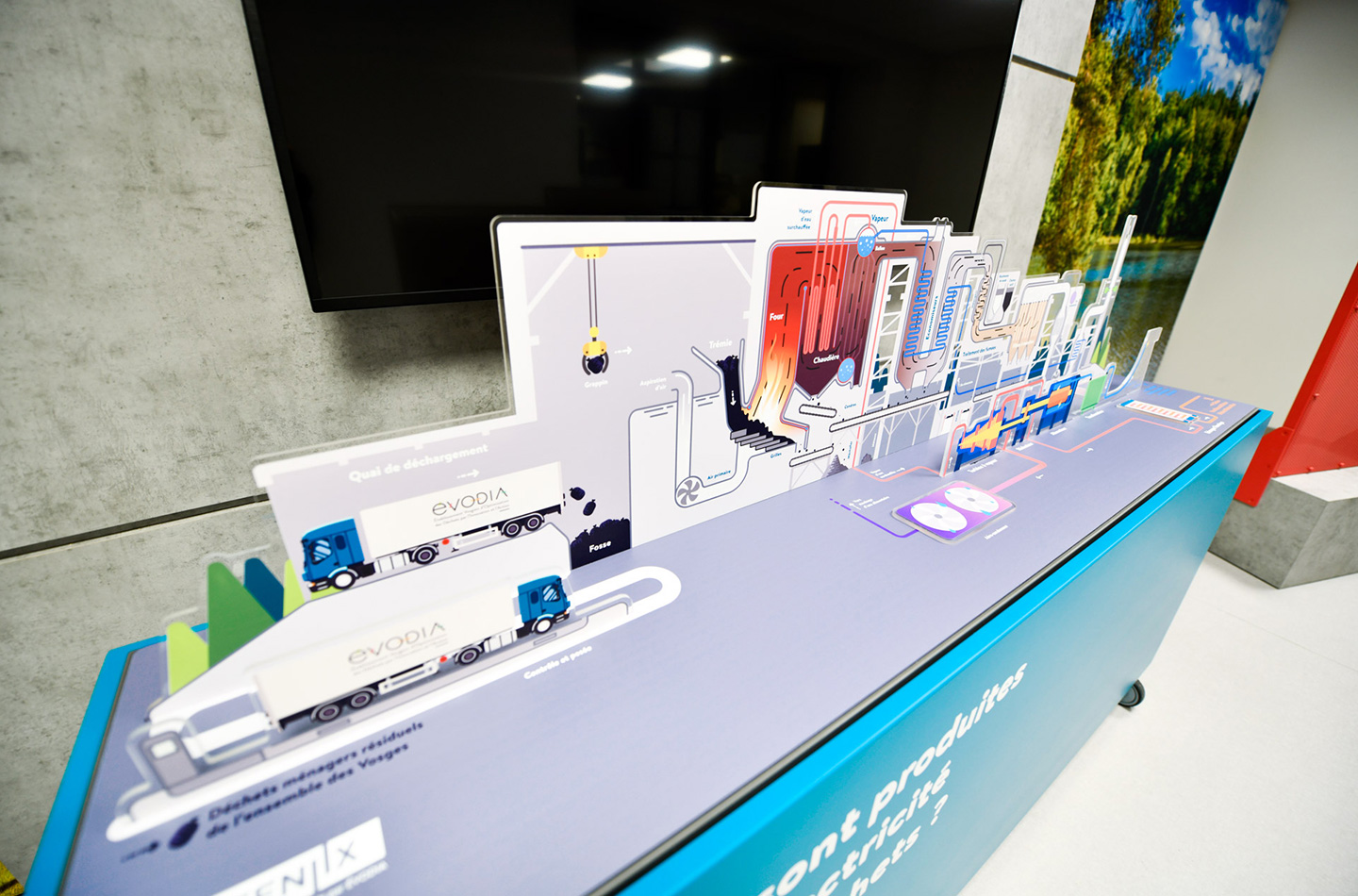 Eliquo - Design d'Espace - Projet Feniix - Conception et réalisation d'un parcours pédagogique composé d’ateliers, maquettes et motion design