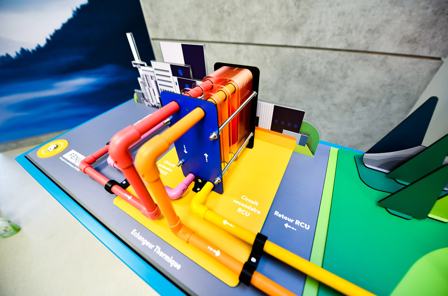 Eliquo - Design d'Espace - Projet Feniix - Conception et réalisation d'un parcours pédagogique composé d’ateliers, maquettes et motion design