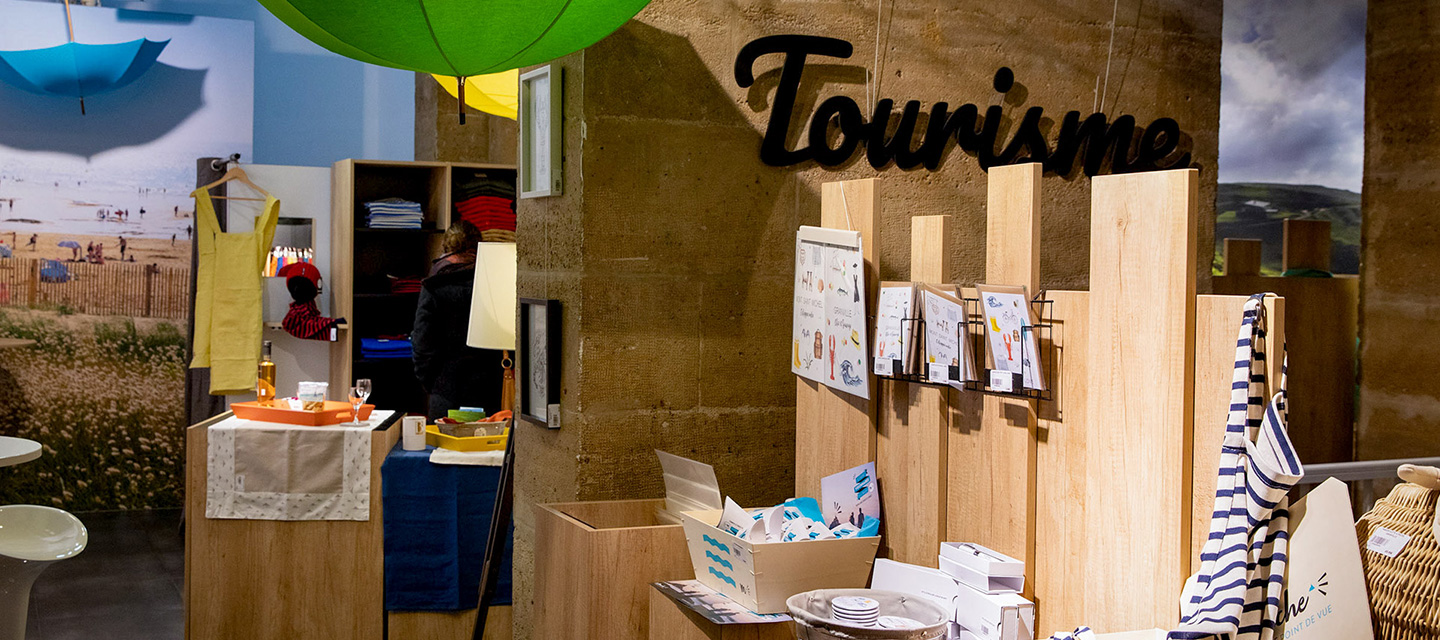 Eliquo - Design d'Espace - Projet Manche - aménagement du pop-up store « L’ATTITUDE MANCHE », rue des Halles à Paris