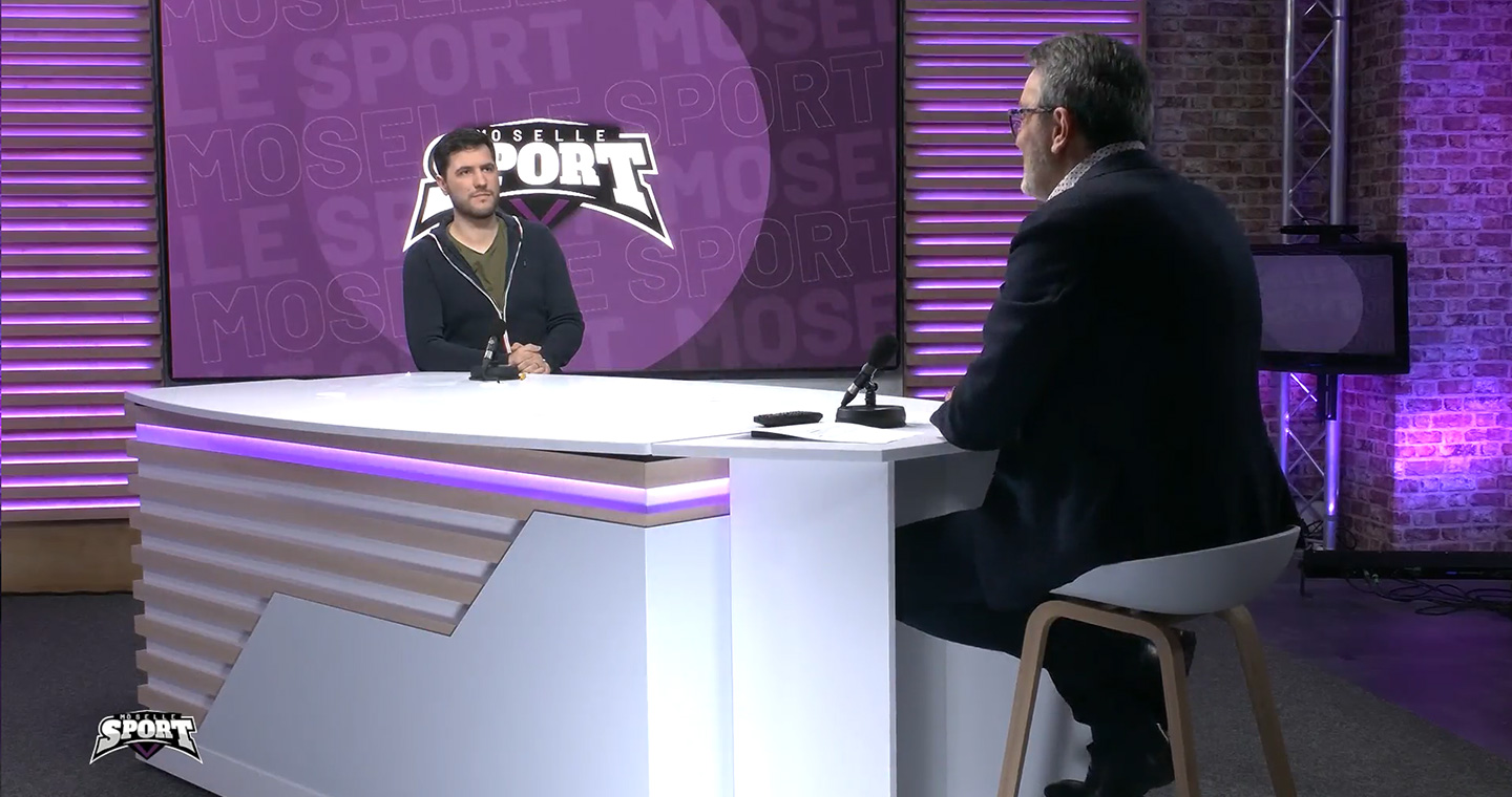 Eliquo - Design d'Espace - Projet Moselle TV - Agencement du nouveau plateau technique de la chaîne Moselle TV.