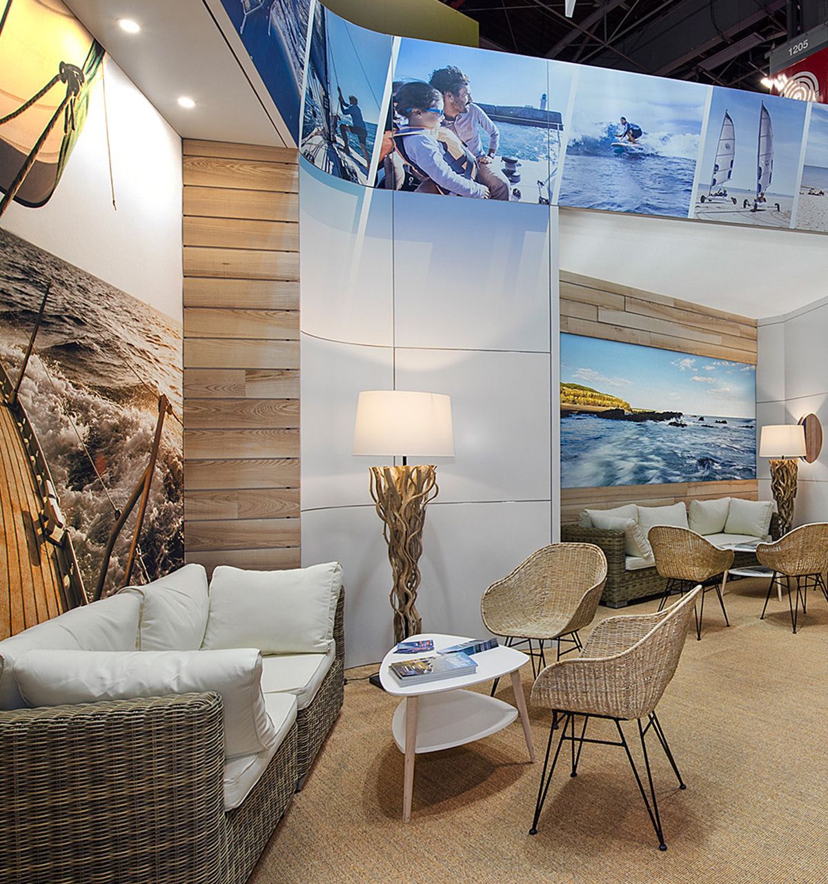 Eliquo - Design Événementiel - Éco-conception et réalisation de stands modulaires pour Vendée Nautique