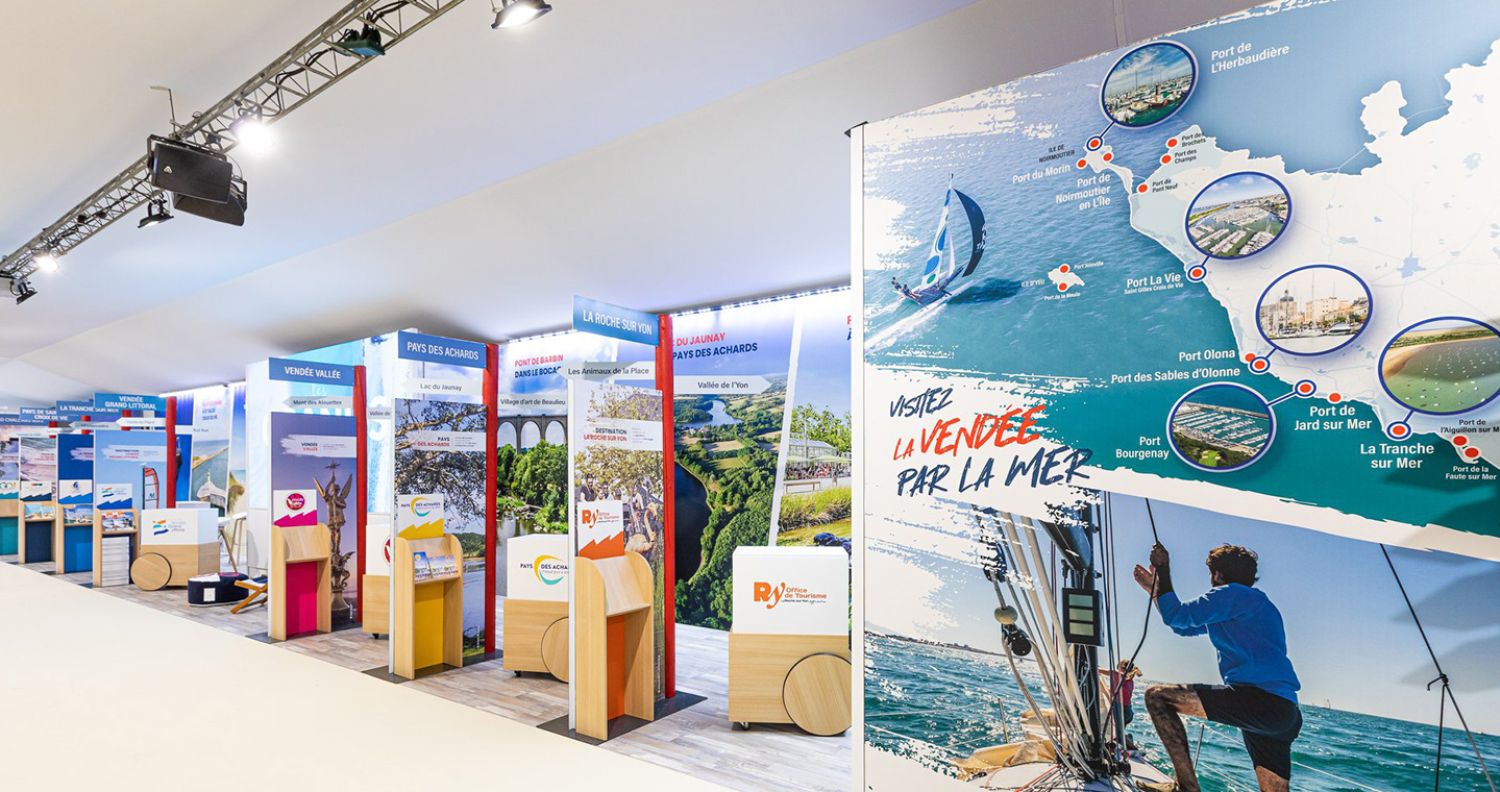 Eliquo - Design Événementiel - Éco-conception et réalisation de stands modulaires pour Vendée Globe